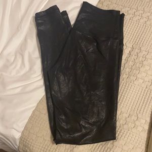 Leather-like leggings (American eagle athletic)
